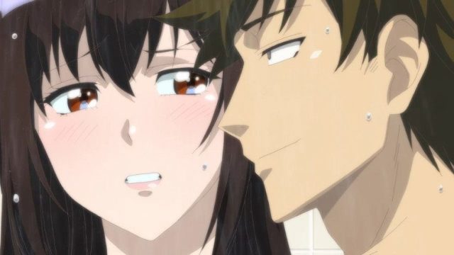 Joshi Ochi!!: 2-kai kara Ero Musume ga Futte kite, Ore no Areni!? S01E09